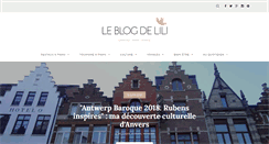 Desktop Screenshot of leblogdelili.fr